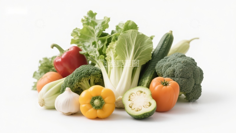 高清大图下载【趣麦麦图】新鲜蔬菜组合