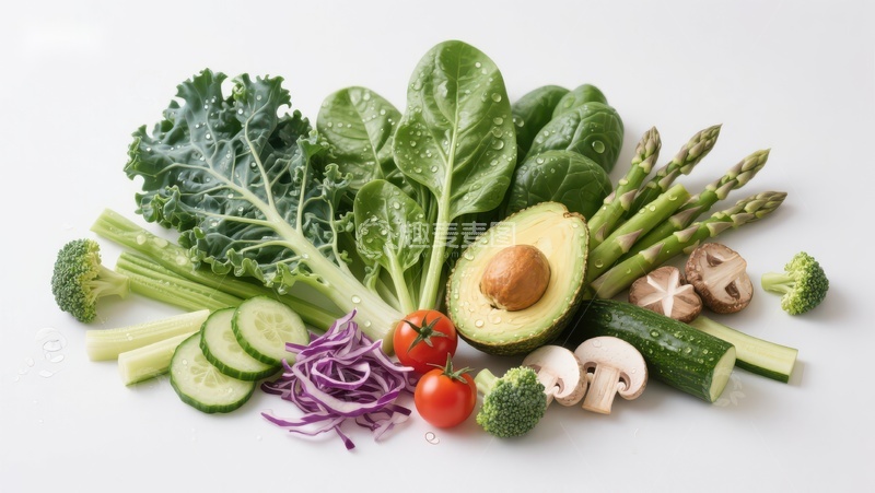 高清大图下载【趣麦麦图】新鲜蔬菜组合展示