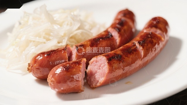 烤香肠配酸菜，美味经典组合