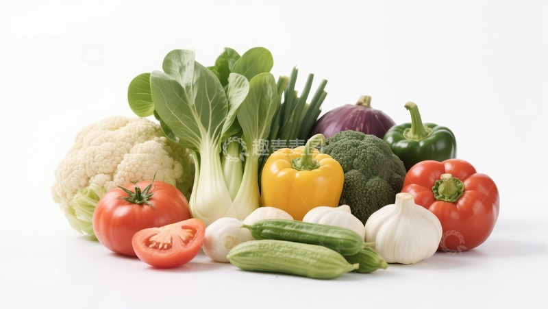 高清大图下载【趣麦麦图】新鲜蔬菜集合展示