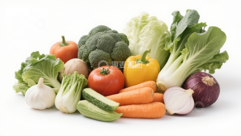 高清大图下载【趣麦麦图】新鲜蔬菜集合展示