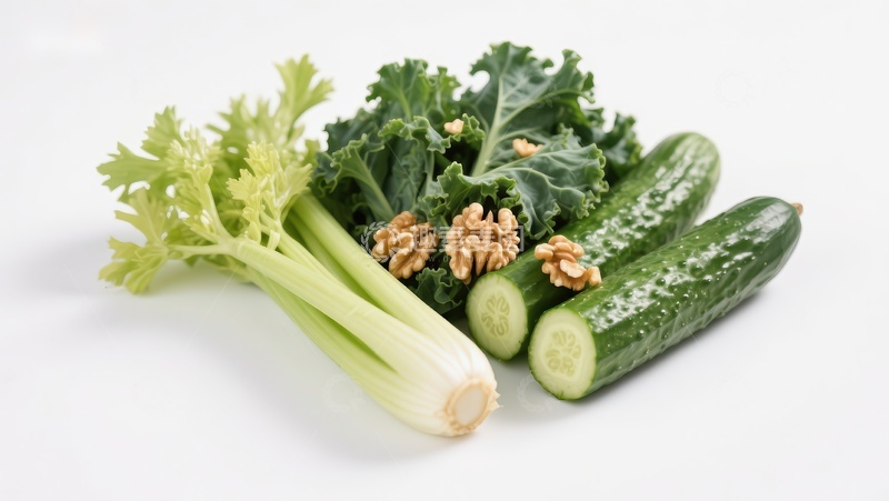 高清大图下载【趣麦麦图】新鲜蔬菜与坚果组合