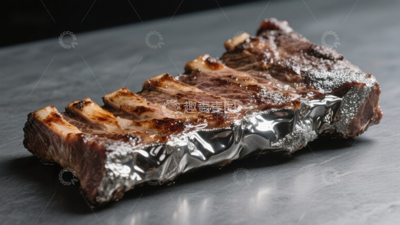 高清大图下载【趣麦麦图】烤制肋排特写