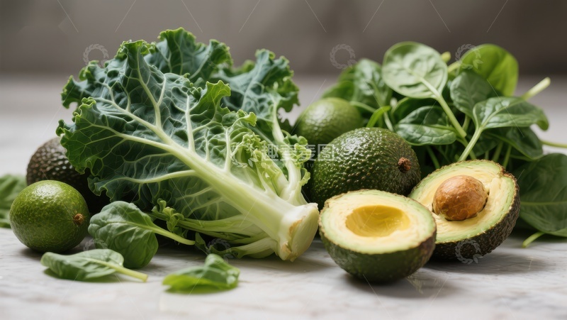高清大图下载【趣麦麦图】新鲜蔬菜与牛油果的组合