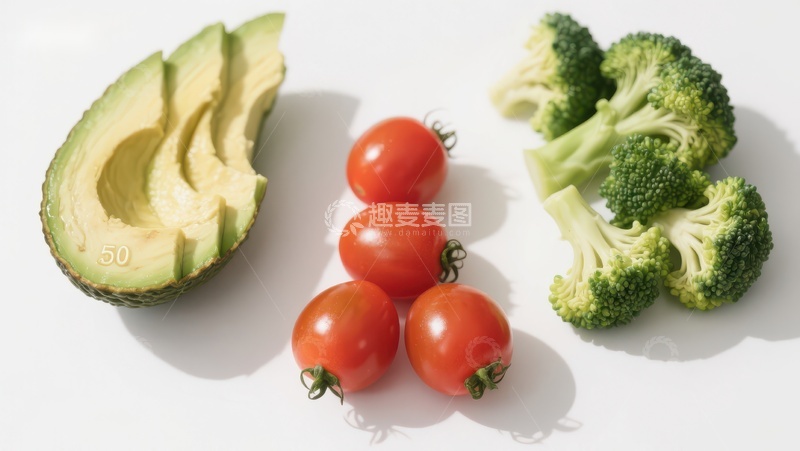 高清大图下载【趣麦麦图】新鲜蔬菜与水果组合