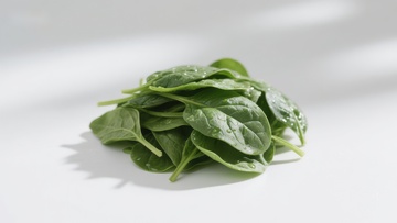 新鲜绿叶蔬菜特写