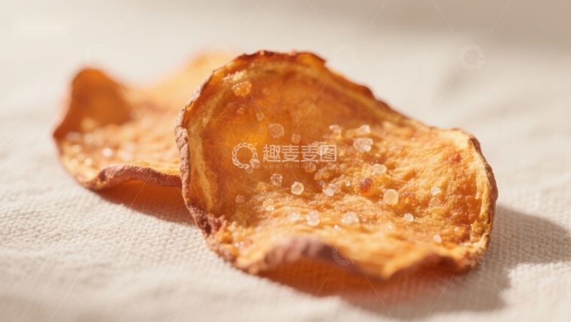 高清大图下载【趣麦麦图】酥脆薯片特写