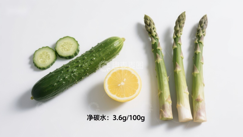 高清大图下载【趣麦麦图】新鲜蔬菜与柠檬的健康组合