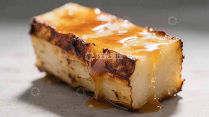 高清大图下载【趣麦麦图】焦糖淋面的烤制甜品