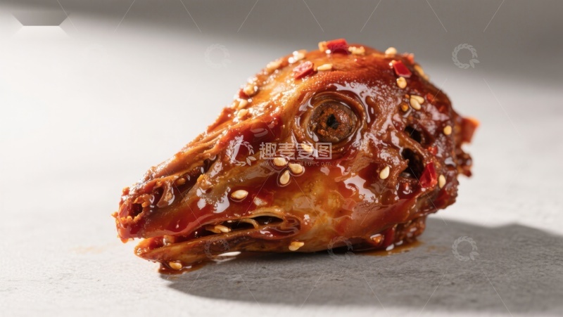 高清大图下载【趣麦麦图】麻辣兔头特写