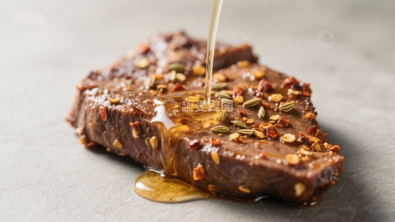 高清大图下载【趣麦麦图】蜂蜜浇灌的香料烤肉