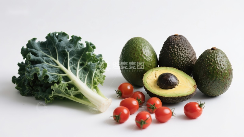 高清大图下载【趣麦麦图】新鲜蔬菜与水果组合