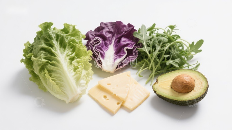 高清大图下载【趣麦麦图】新鲜蔬菜与奶酪组合