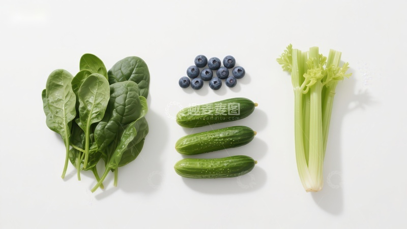 高清大图下载【趣麦麦图】新鲜蔬菜水果组合展示