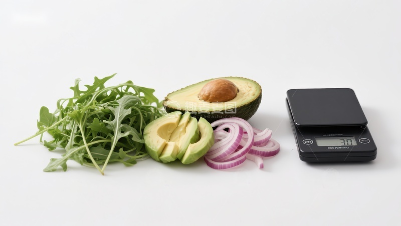 高清大图下载【趣麦麦图】新鲜食材与电子秤