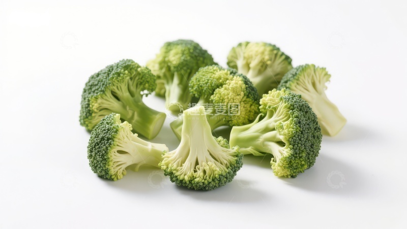 高清大图下载【趣麦麦图】新鲜绿色西兰花排列