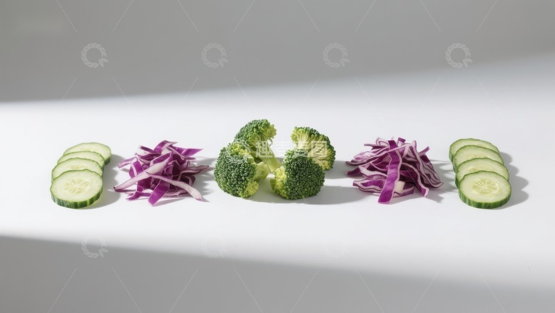 高清大图下载【趣麦麦图】新鲜蔬菜排列展示