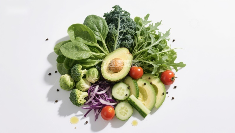 高清大图下载【趣麦麦图】新鲜蔬菜组合特写