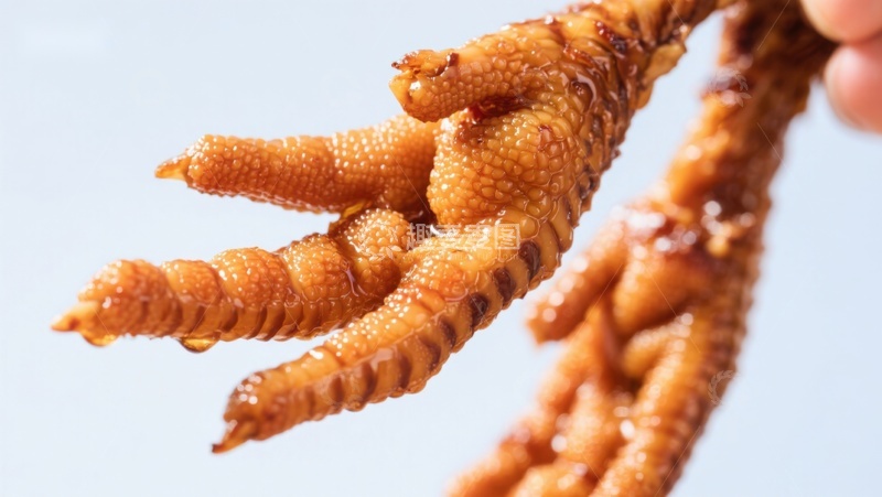 高清大图下载【趣麦麦图】特写镜头下的鸡爪细节