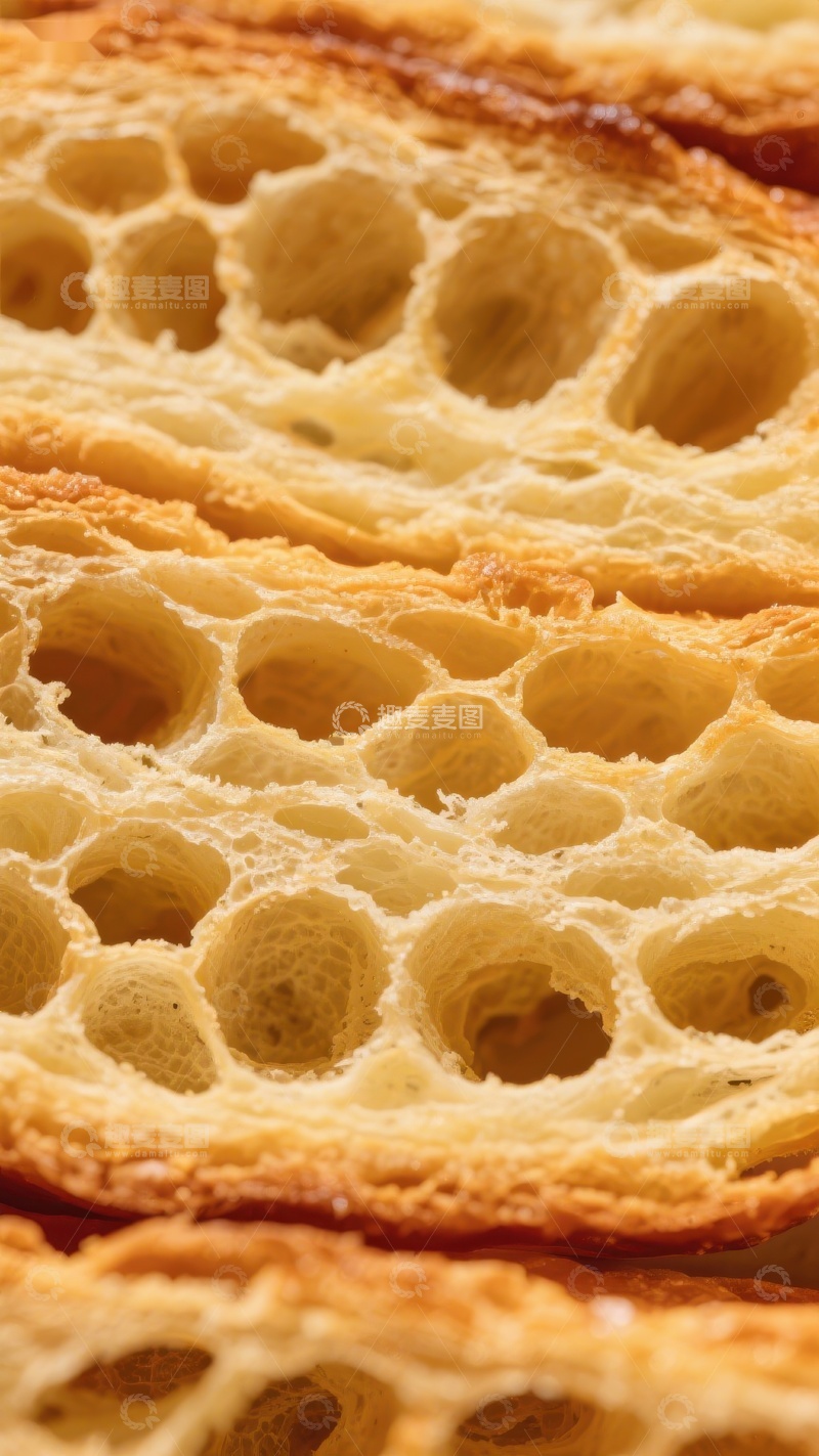 高清大图下载【趣麦麦图】面包内部结构特写