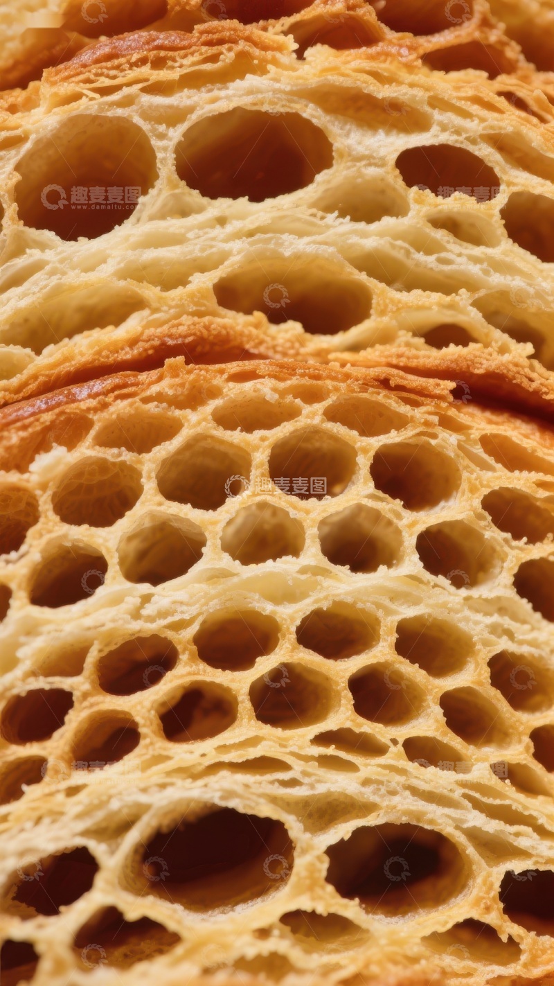高清大图下载【趣麦麦图】面包内部结构特写