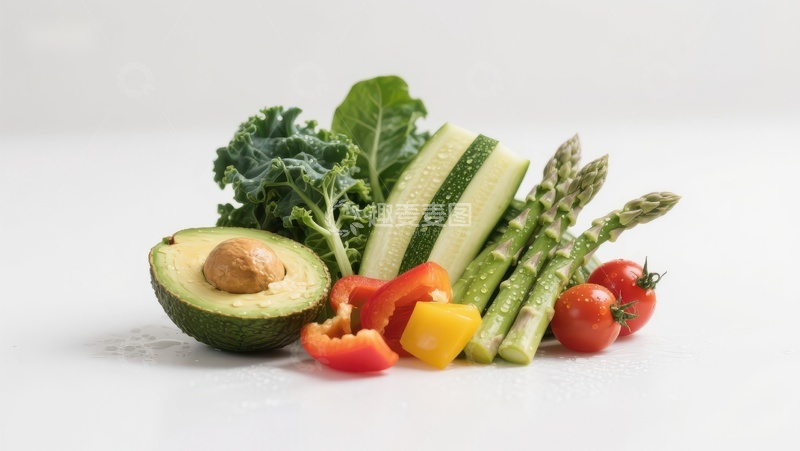 高清大图下载【趣麦麦图】新鲜蔬菜与水果组合