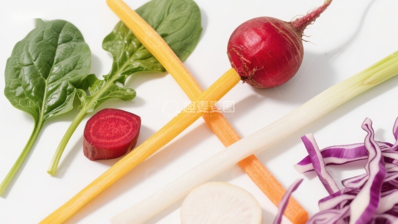 高清大图下载【趣麦麦图】新鲜蔬菜组合特写