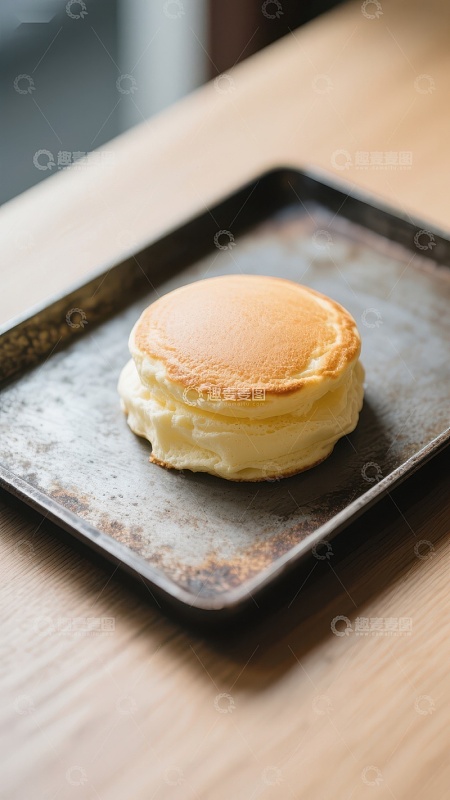 松软可口的厚煎饼