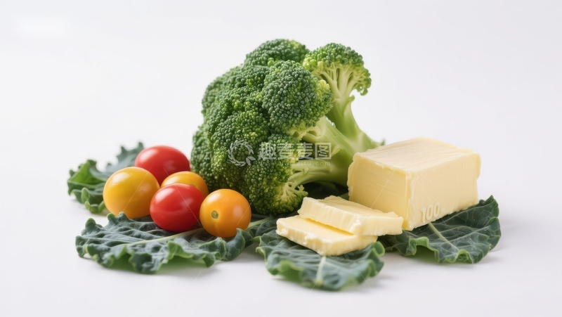 高清大图下载【趣麦麦图】新鲜蔬菜与黄油的组合