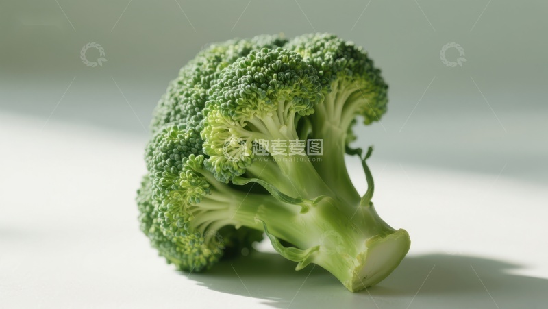 高清大图下载【趣麦麦图】新鲜绿色西兰花特写