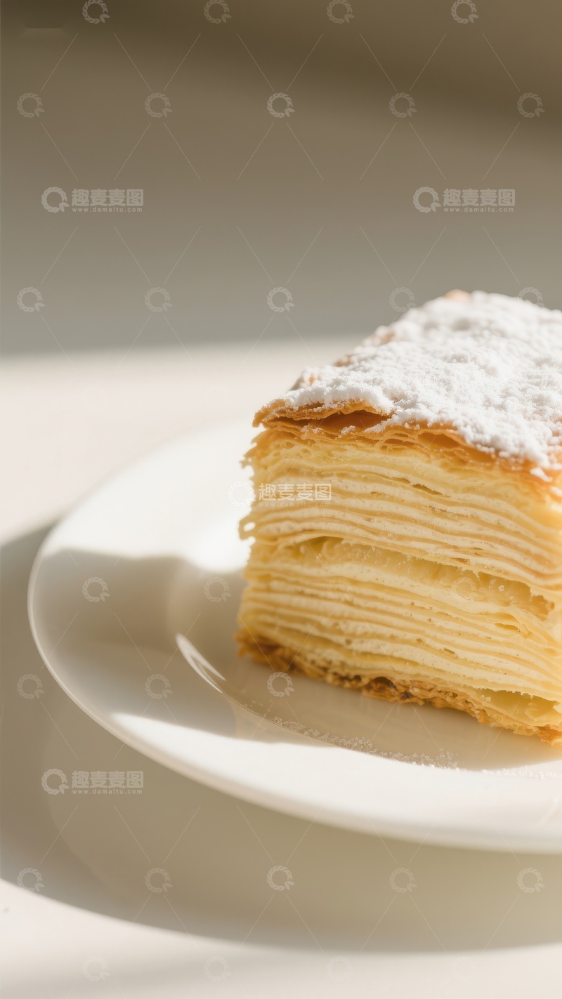 高清大图下载【趣麦麦图】层层叠叠的奶油蛋糕