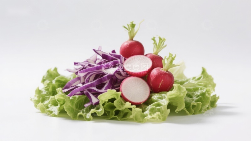 高清大图下载【趣麦麦图】新鲜蔬菜组合摆盘