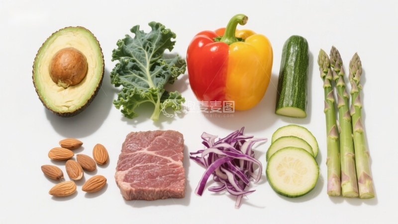 高清大图下载【趣麦麦图】新鲜食材组合展示