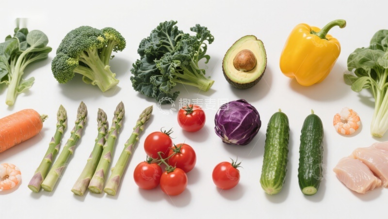 高清大图下载【趣麦麦图】新鲜蔬菜与食材摆拍