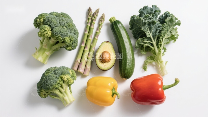 高清大图下载【趣麦麦图】多种新鲜蔬菜静物展示