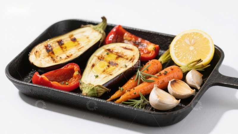 高清大图下载【趣麦麦图】烤蔬菜盘