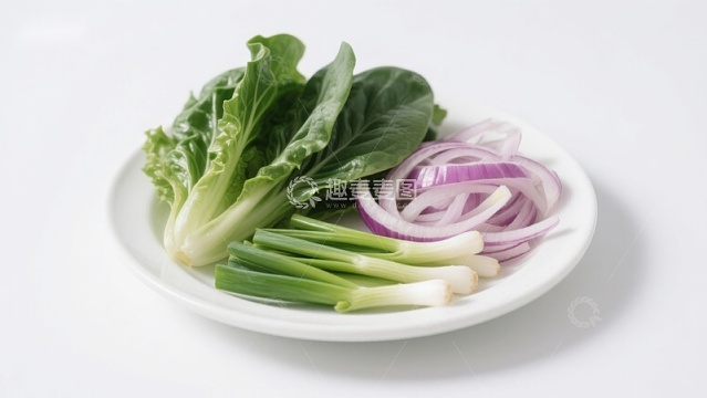 盘中新鲜蔬菜组合