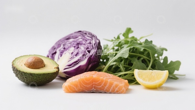 新鲜食材组合展示