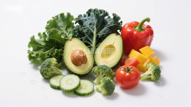 高清大图下载【趣麦麦图】新鲜蔬菜水果组合