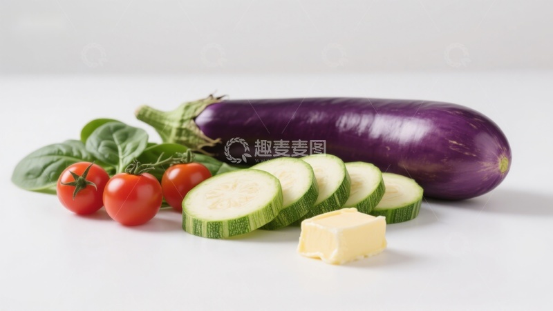 高清大图下载【趣麦麦图】新鲜蔬菜与奶酪静物