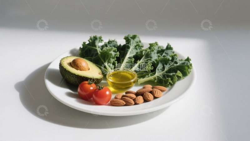 高清大图下载【趣麦麦图】健康食材组合展示