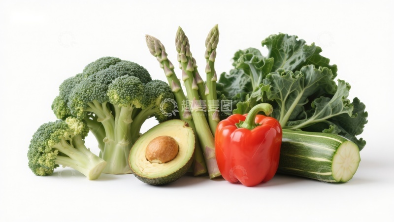 高清大图下载【趣麦麦图】新鲜蔬菜与牛油果组合