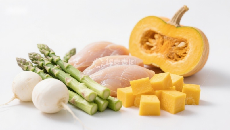 高清大图下载【趣麦麦图】新鲜食材组合展示