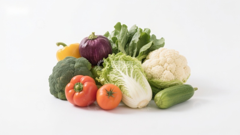 高清大图下载【趣麦麦图】新鲜蔬菜组合展示