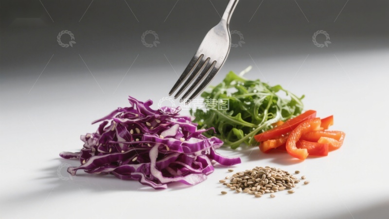 高清大图下载【趣麦麦图】新鲜蔬菜与香料静物