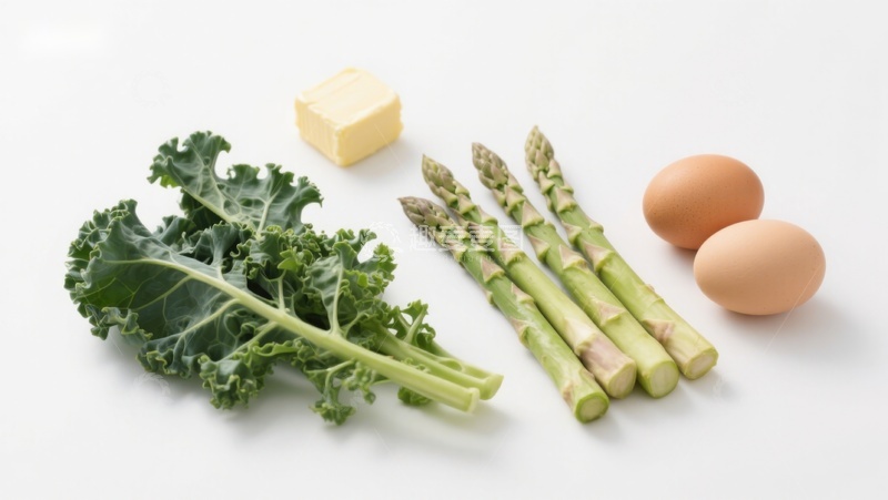 高清大图下载【趣麦麦图】新鲜蔬菜与鸡蛋食材组合