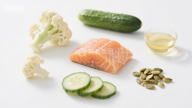 新鲜食材组合展示