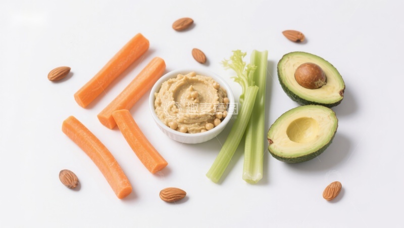 高清大图下载【趣麦麦图】健康零食组合摆拍