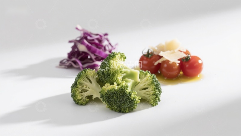 高清大图下载【趣麦麦图】新鲜蔬菜组合摆盘