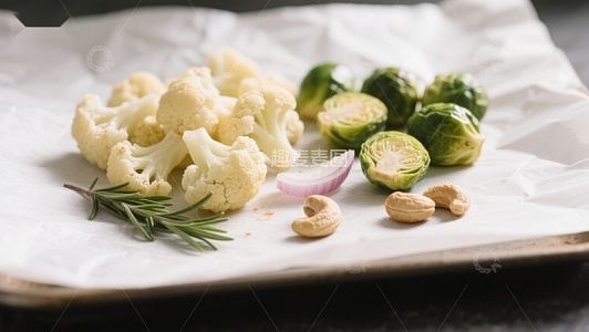 蔬菜与香料的静物摆拍